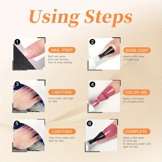TARTU 6pcs Cat Eye Gel Nail Polish Set-1