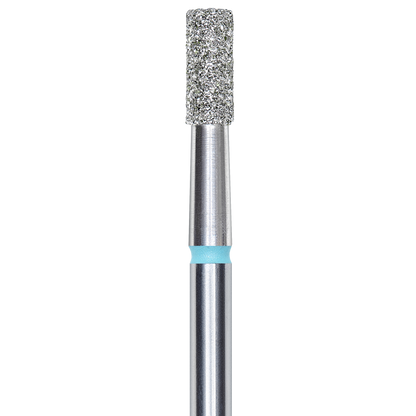 DIAMOND NAIL DRILL BIT, "CYLINDER", BLUE, HEAD DIAMETER 2.5/6MM (FA20B025/6) - STALEKS™