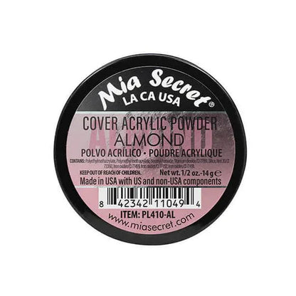 Mia Secret - Cover Almond Acrylic Powder, 2oz and 4oz